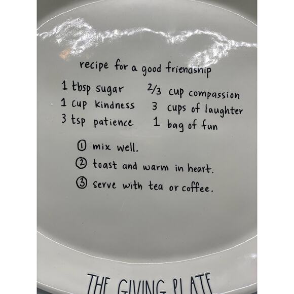 Rae Dunn "Share The Love" Ceramic Platter - Picture 2 of 2